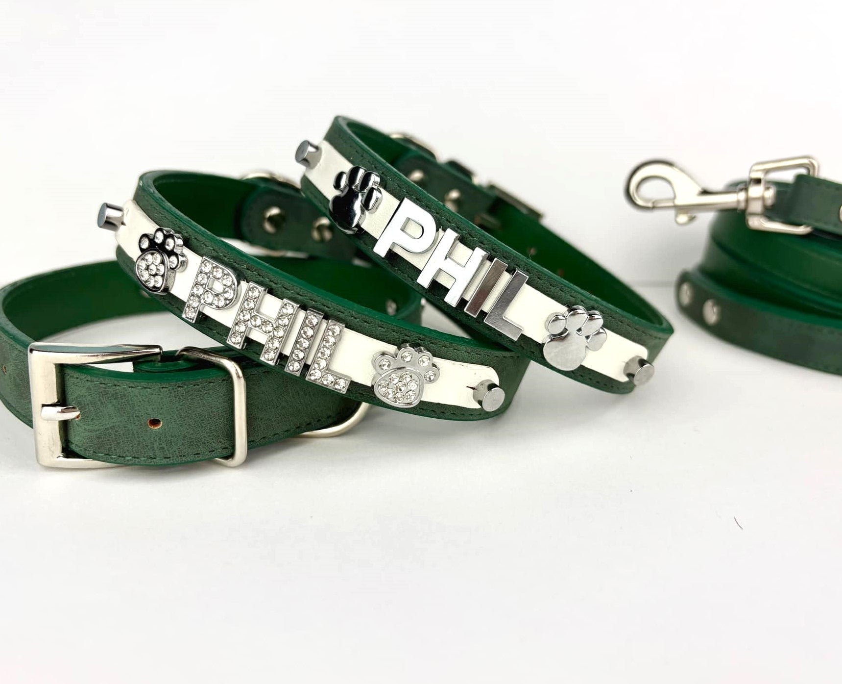 Green Spirit Series Personalized Collar | 9 Color Options